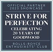 As seen in Strive for Perfection - Celebrating 20 Years of Goodwood - Rolls Royce Enthusiasts Club