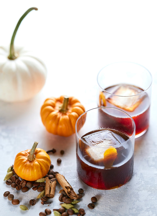 Spiced Cold Brew Rum Old Fashioned