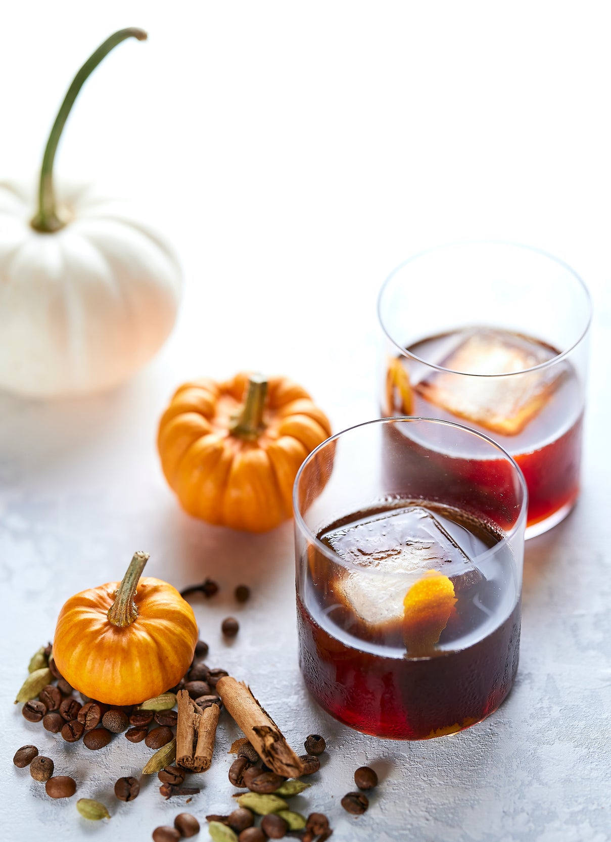 Spiced Cold Brew Rum Old Fashioned