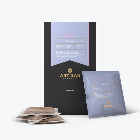 The Libra HalfCaf Coffee Bag