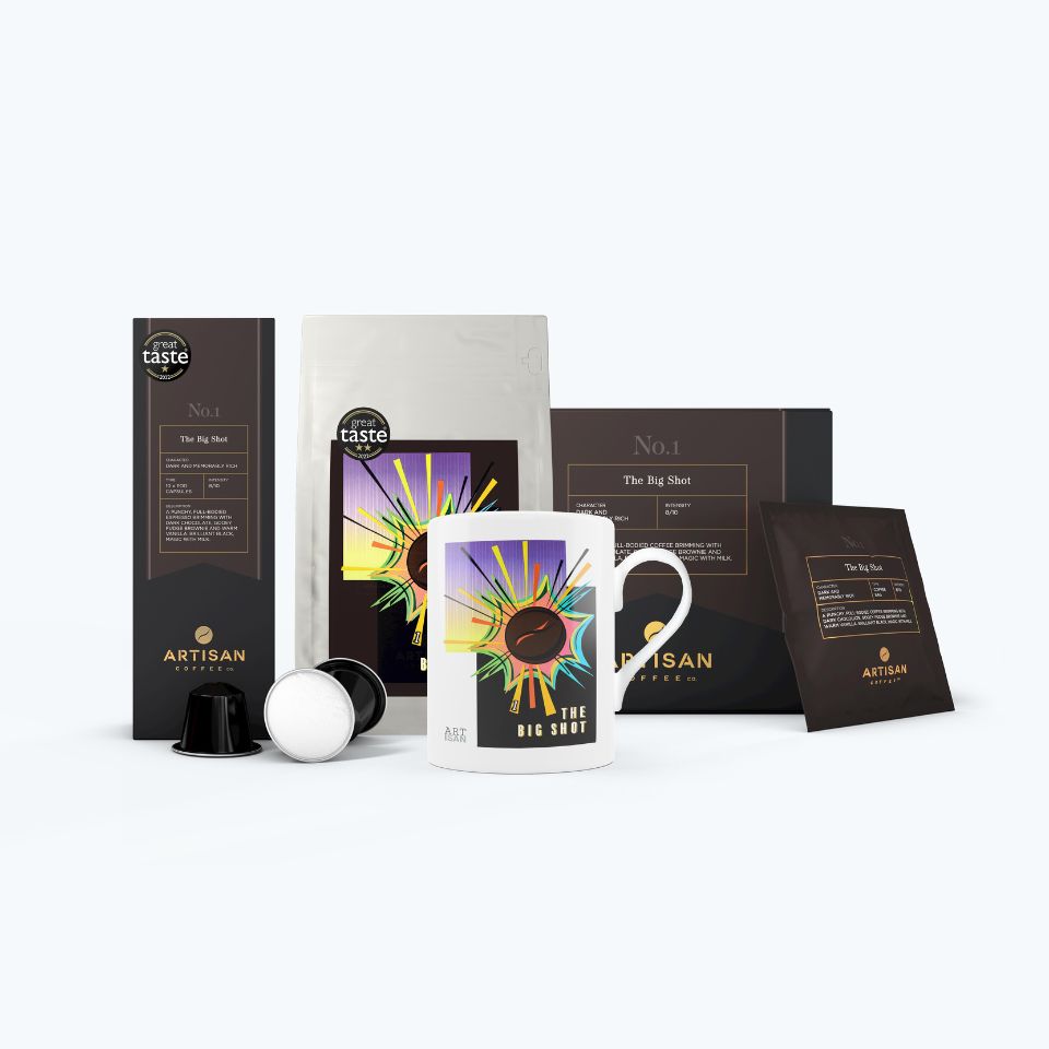 The Big Shot Coffee + Mug Gift Set | Autistic Ian x Artisan Coffee Co.