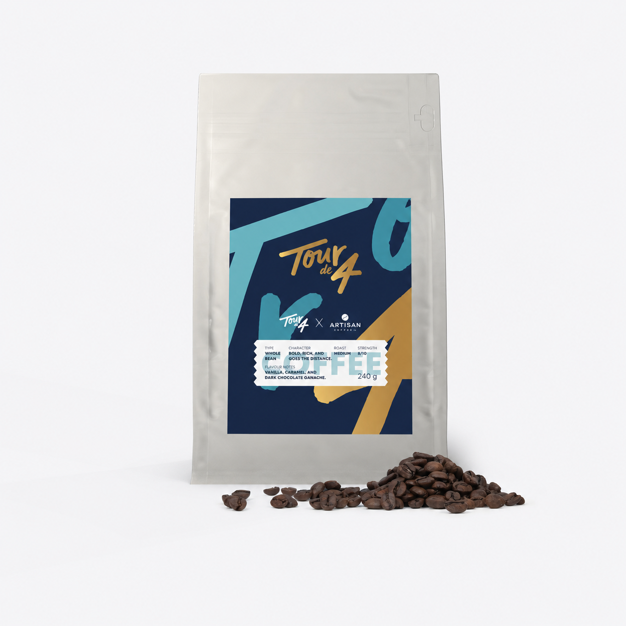 Tour de 4 x Artisan | Whole Bean Coffee 240g