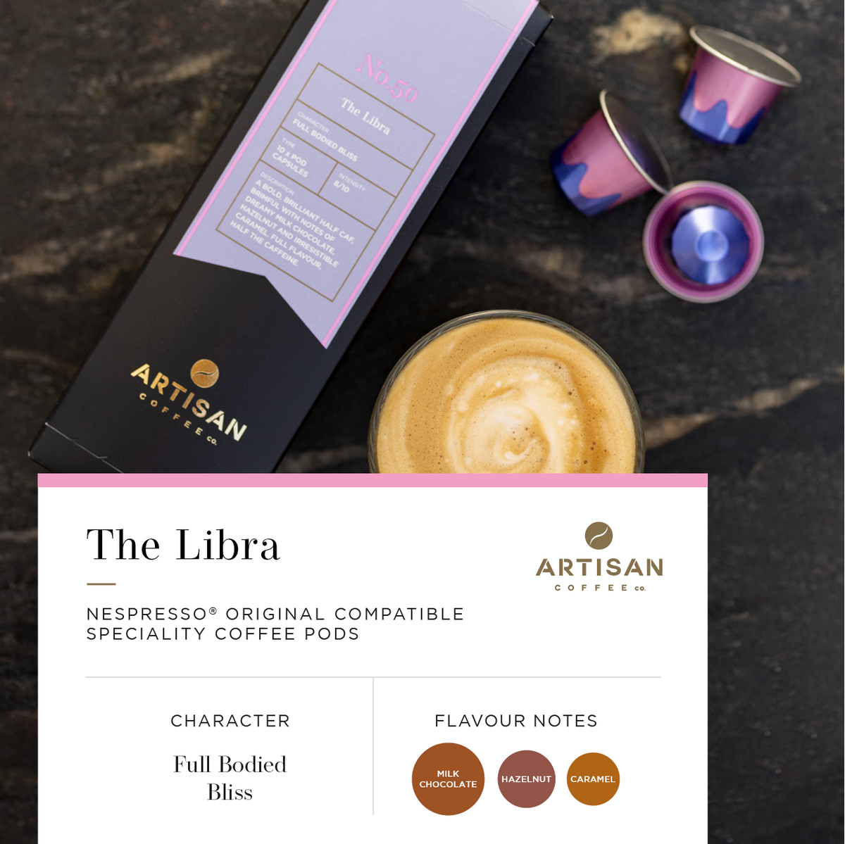 The Libra HalfCaf | Nespresso® compatible coffee pods
