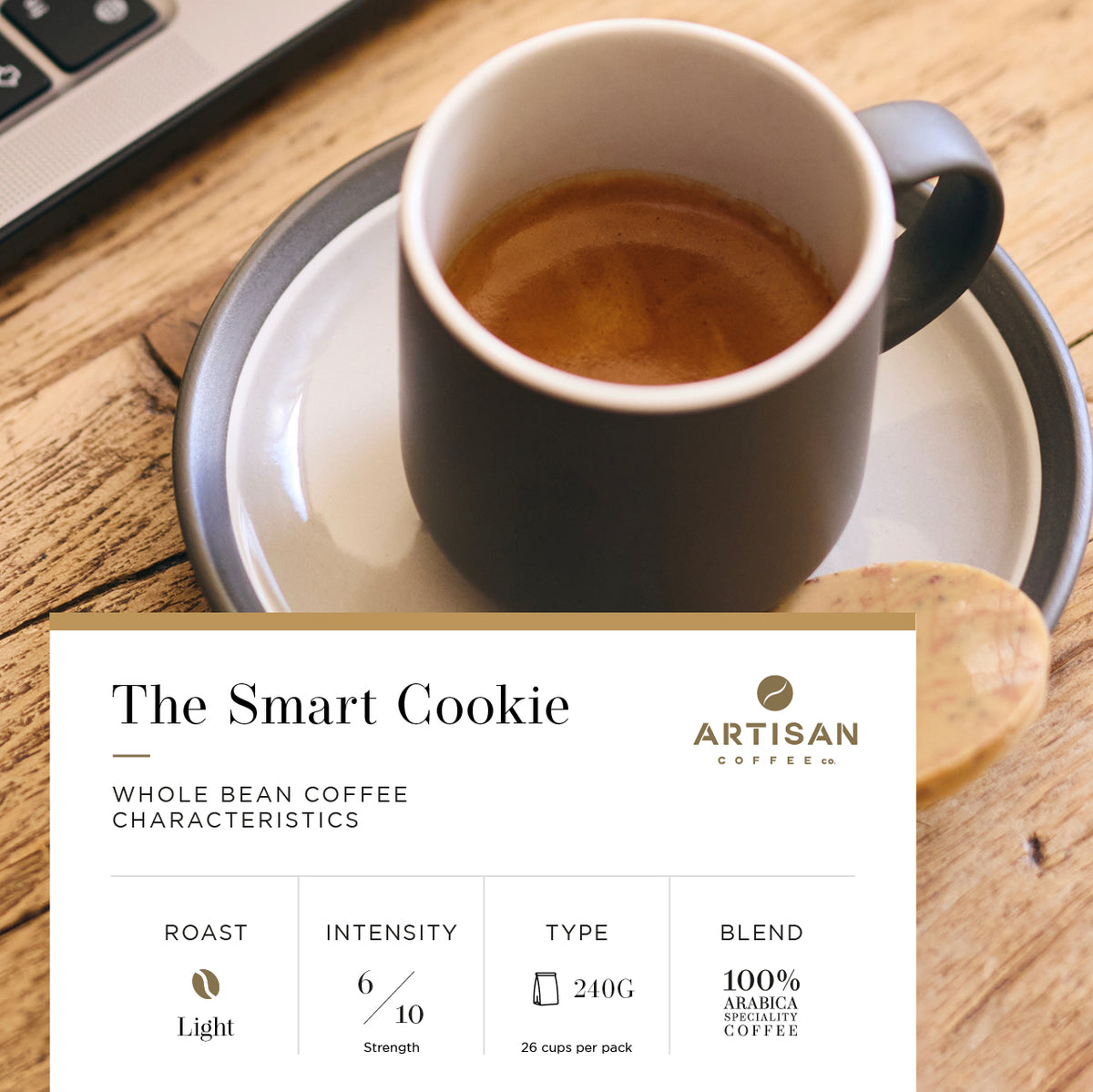 The Smart Cookie Whole Bean Coffee