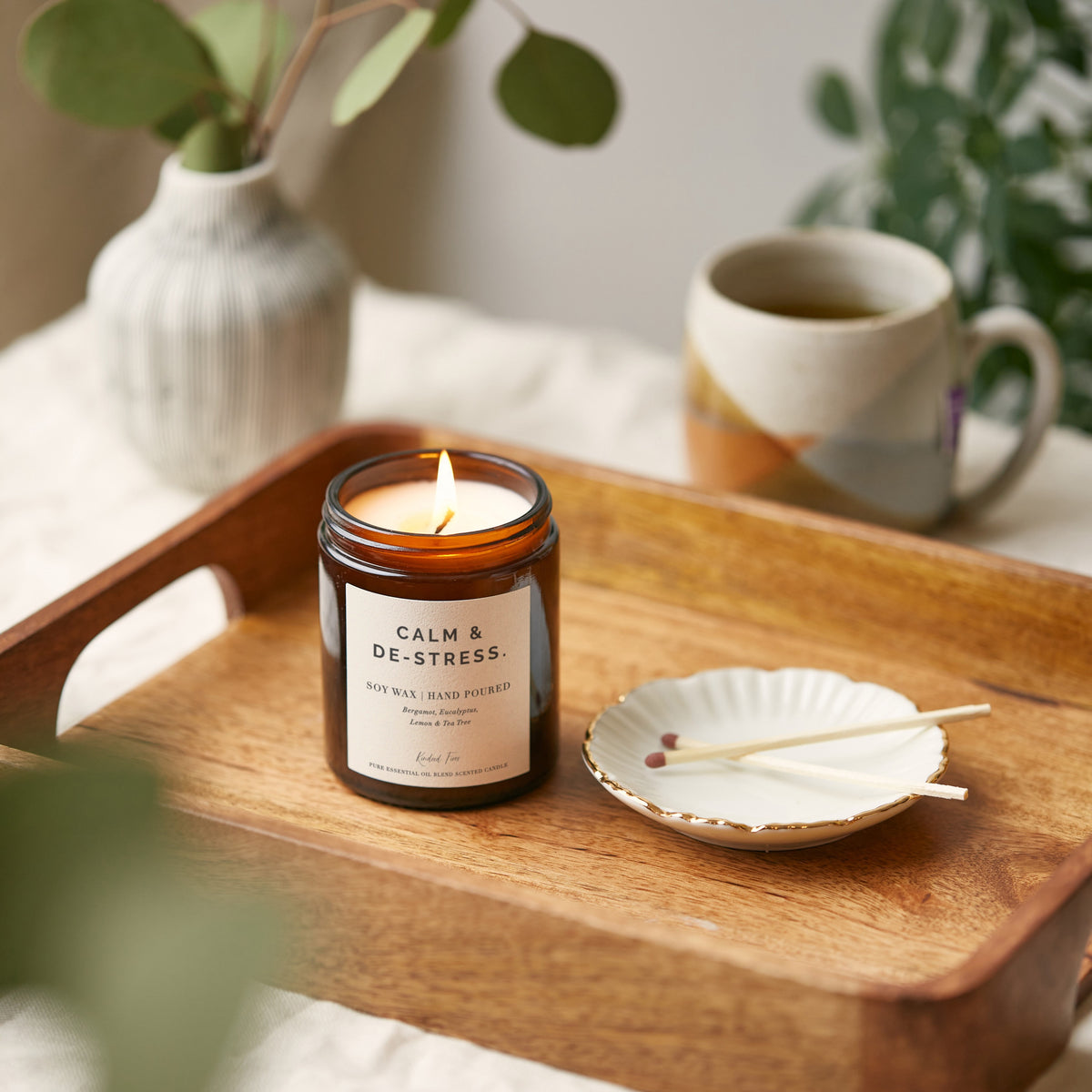 The Libra Coffee & Candle Gift Set