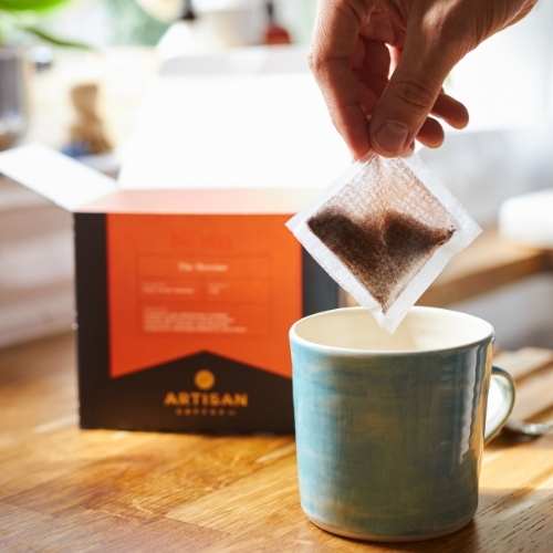 Making The Heroine coffee bag