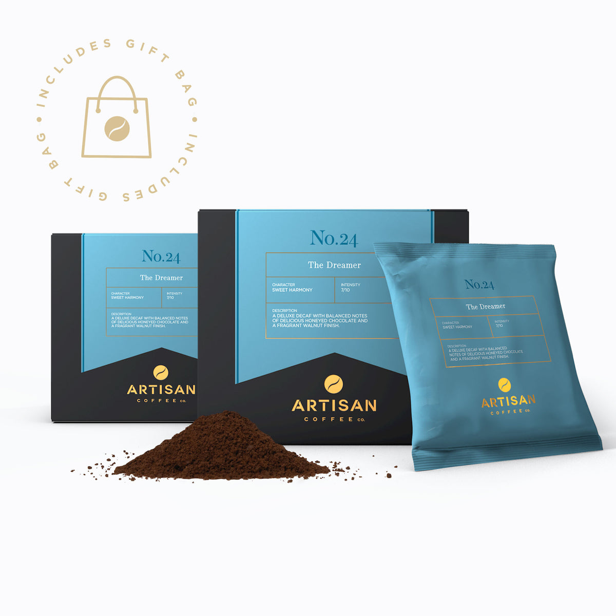 The Ground Coffee Gift Set [16 x 30g Serves + Gift Bag]